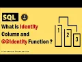 What is Identity column and identity function in SQL