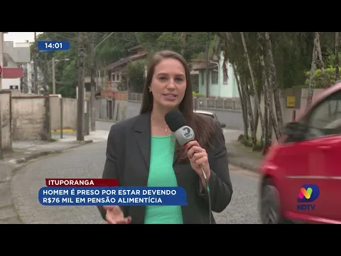 Homem que devia R$76 mil reais em pensão alimentícia é preso no Alto Vale