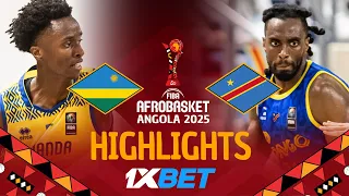 Rwanda Vs Congo DR 1XBET Highlights AfroBasket 2025  Rwanda Vs Congo DR 1XBET Highlights AfroBasket 2025