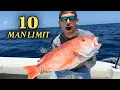 Catching GIANT Red Snapper off the coast of Texas Plus a bonus fish