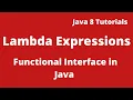 Java 8 Tutorial 02 - What is Functional Interface in Java 8