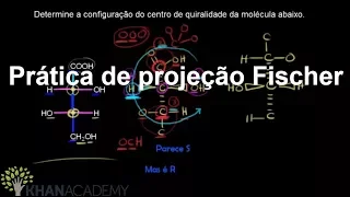 Prática de projeção Fischer | Química orgânica | Khan Academy