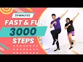 Download Lagu FAST WALKING 3000 STEP WORKOUT with MOM • Calorie Burning Workout • Keoni Tamayo • Workout #198