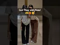 cool pose ideas with bestie