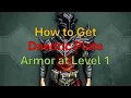 How to get Daedric Plate Armor Set at Level 1