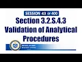 3 2 S 4 3 Validation of Analytical Procedures
