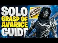 How ANYONE Can Solo Flawless Grasp Of Avarice Hunter Guide