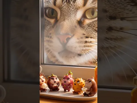 The Whole Little World Froze… Except One 🐱😳