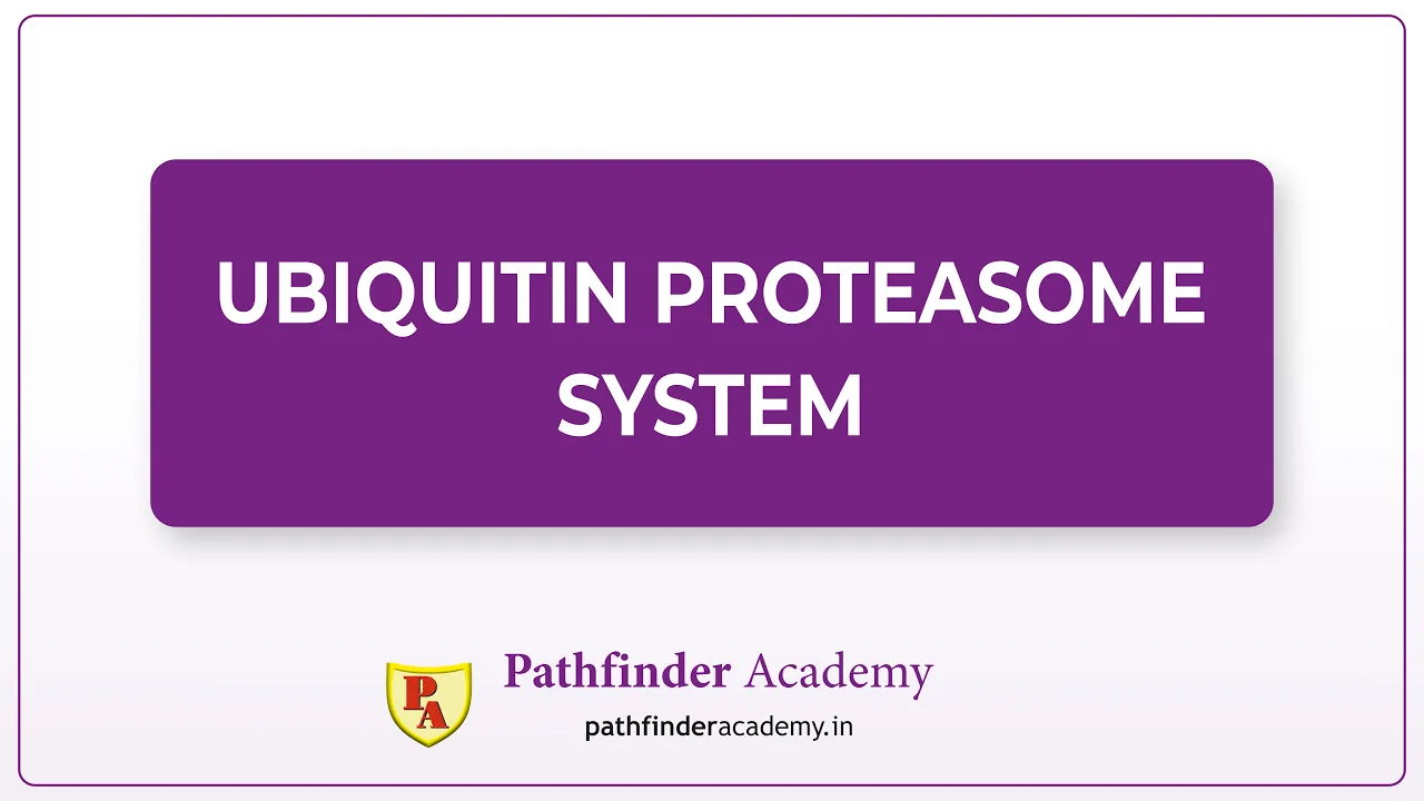 Ubiquitin Proteasome system | CSIR NET Life Sciences | GATE | DBT-JRF | ICMR | CUCET