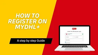 How to register on MYDHL