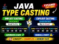 Java Primitive Type Casting Implicit vs Explicit Easy
