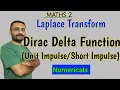 Dirac Delta Function Unit Impulse Problems Short Impulse Function Engineering Mathematics