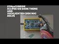 STM32CubeIDE Dark Color Theme and Font Theme Highlighted code bug