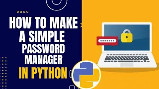 How to make a password manager in python