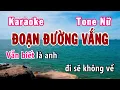 Download Lagu Đoạn Đường Vắng Karaoke Tone Nữ | Karaoke Hiền Phương