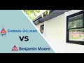 Exterior Paint Comparison Sherwin Williams vs Benjamin Moore