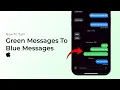 Download Lagu Hoe verander ik groene berichten op de iPhone in blauwe berichten?