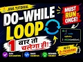 Do-While Loop Explained in Hindi Java Basics for Beginners Do-While Loop Java Tutorial