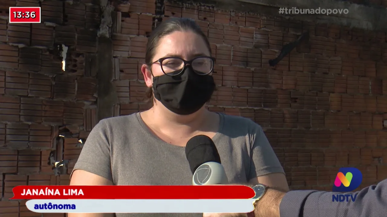 Família perde tudo em incêndio e agora precisam de material para reconstruir casa