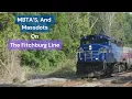 MBTA Trains on The Fitchburg Line