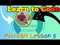 Learn to Code with Scratch Blocks MicroBit Lesson 5 Plot Loop