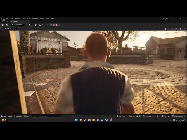 Trying Bully Remake in Unreal Engine