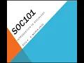 SOC101 Introduction to Sociology Quiz No 4
