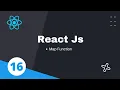 16 Map Function in React js how to use map function in react js React JS