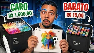 CARO x BARATO - Marcadores | TOUCH x Ohuhu! Quem vence ? 😱