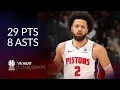 Cade Cunningham 29 pts 8 asts vs Heat season