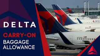 Delta Airlines Carry on Baggage Size Weight