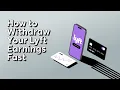 How to Wit raw Your Lyft Earnings Fast - Full Guide