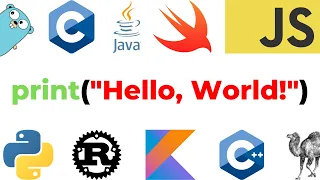 Hello World in EVERY PROGRAMMING LANGUAGE