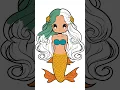 Mermaid Coloring Page