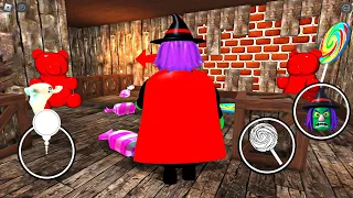 Roblox,Escape Candy Witch!! - New Update Obby Full Gameplay 4K #roblox 