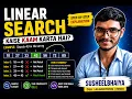 Linear Search Explained in Hindi Linear Search Kaise Kaam Karta Hai SusheelBhaiya