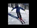 A answer to the question of when and how to move the hip in when skiing