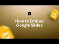 How to Embed Google Slides Publish Presentations on Any Website