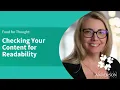 Download Lagu CAC Food for Thought: Checking Your Content for Readability
