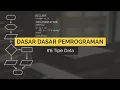 Tipe Data pada Pemrograman DASAR DASAR PEMROGRAMAN