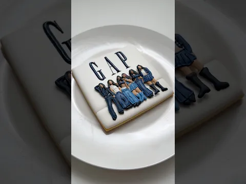KATSEYE cookie👖🍪 everything linked in my bio #cookiedecorating #oddlysatisfying #asmr