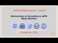 PreVeil CMMC Summit 2022 Master Class in Compliance with Ryan Bonner