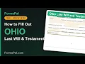 How to Fill Out a Ohio Last Will and Testament Step by Step Free Template
