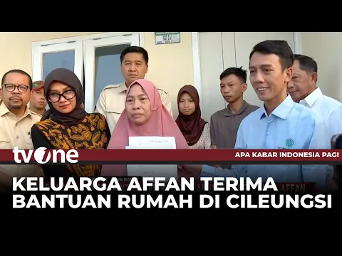 Pemerintah Berikan Rumah Untuk Keluarga Affan