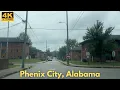 Phenix City Alabama - Driving Tour 4K
