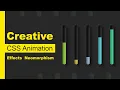 Creative CSS Animation Effects CSS3 Neomorphism