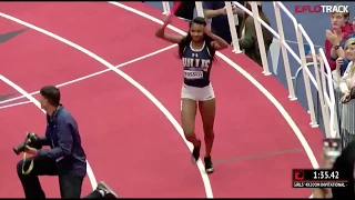 Bullis Girls 4x200 National Record Reaction 1 35 40