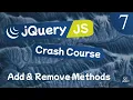 jQuery Crash Course Lesson - Html Add Remove Methods