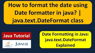 How to format the date using Date formatter in java java text DateFormat class