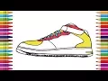 How to Draw Sneakers Coloring Book Sneakers Coloring Pages s for Kids